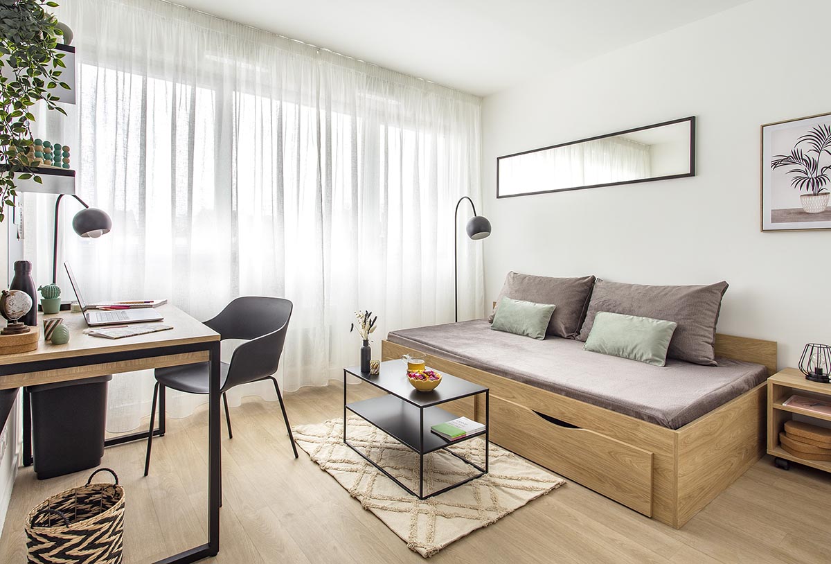 Chambre studio — Résidence Pop Up, Roubaix
