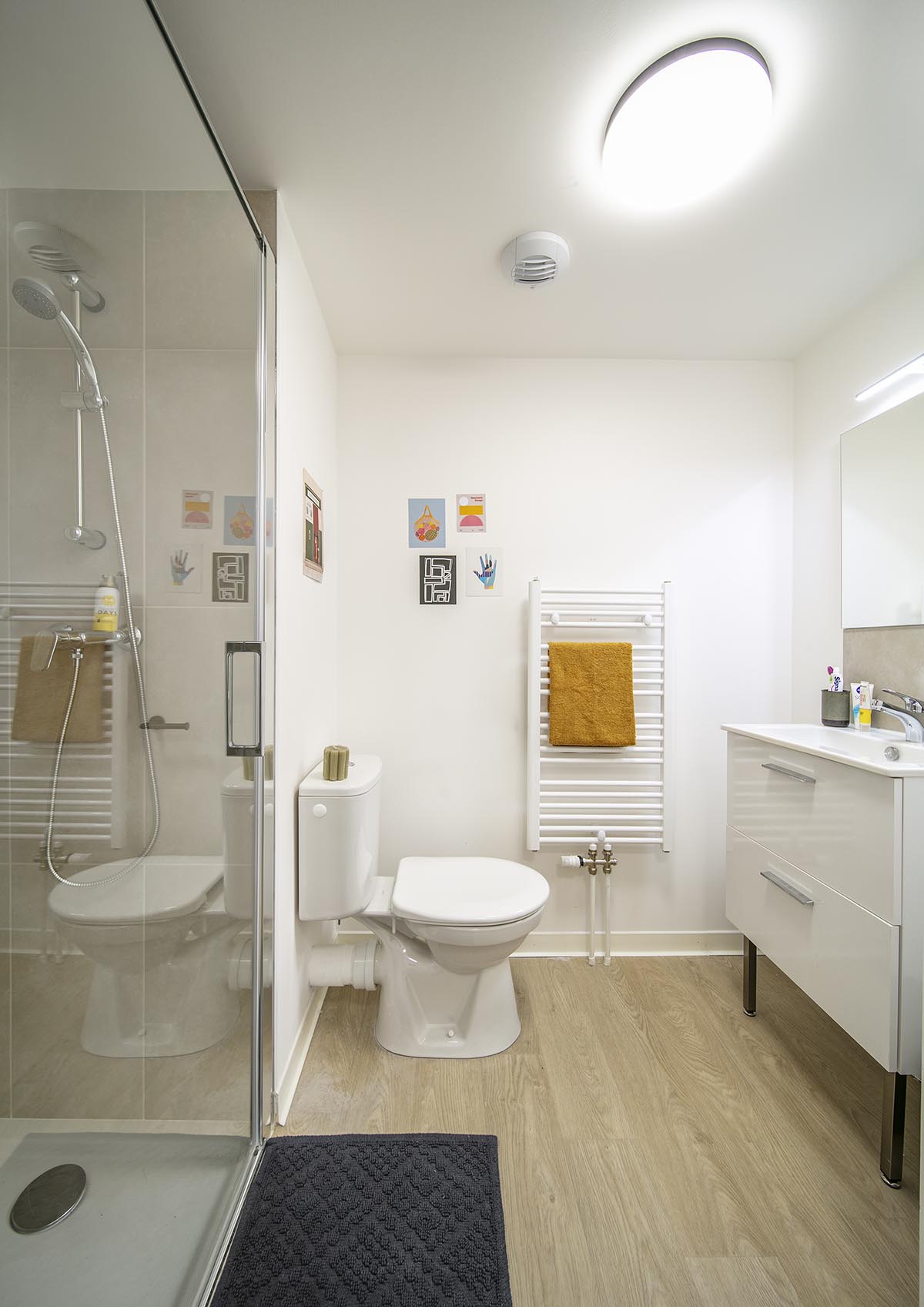 Salle de bain résidence La Suite