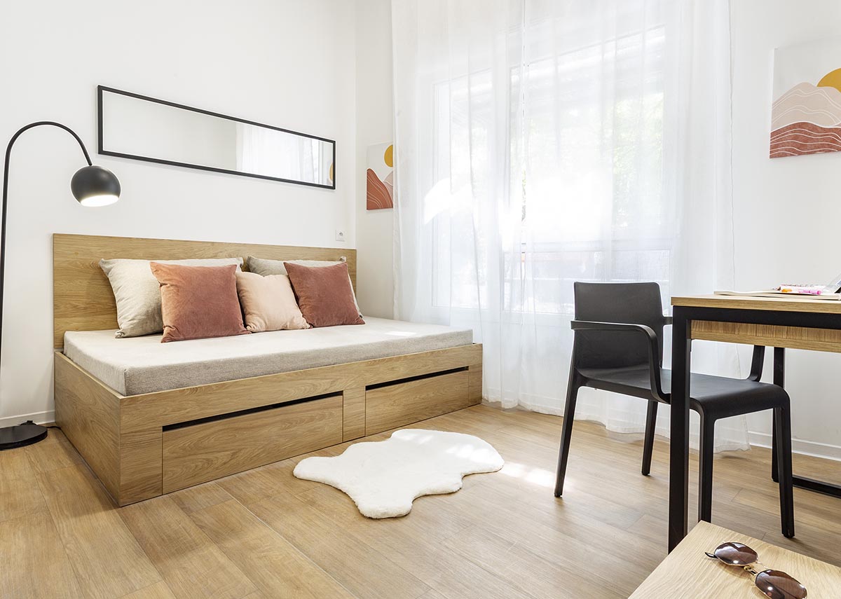 Chambre studio — Résidence Le Scope, Loos