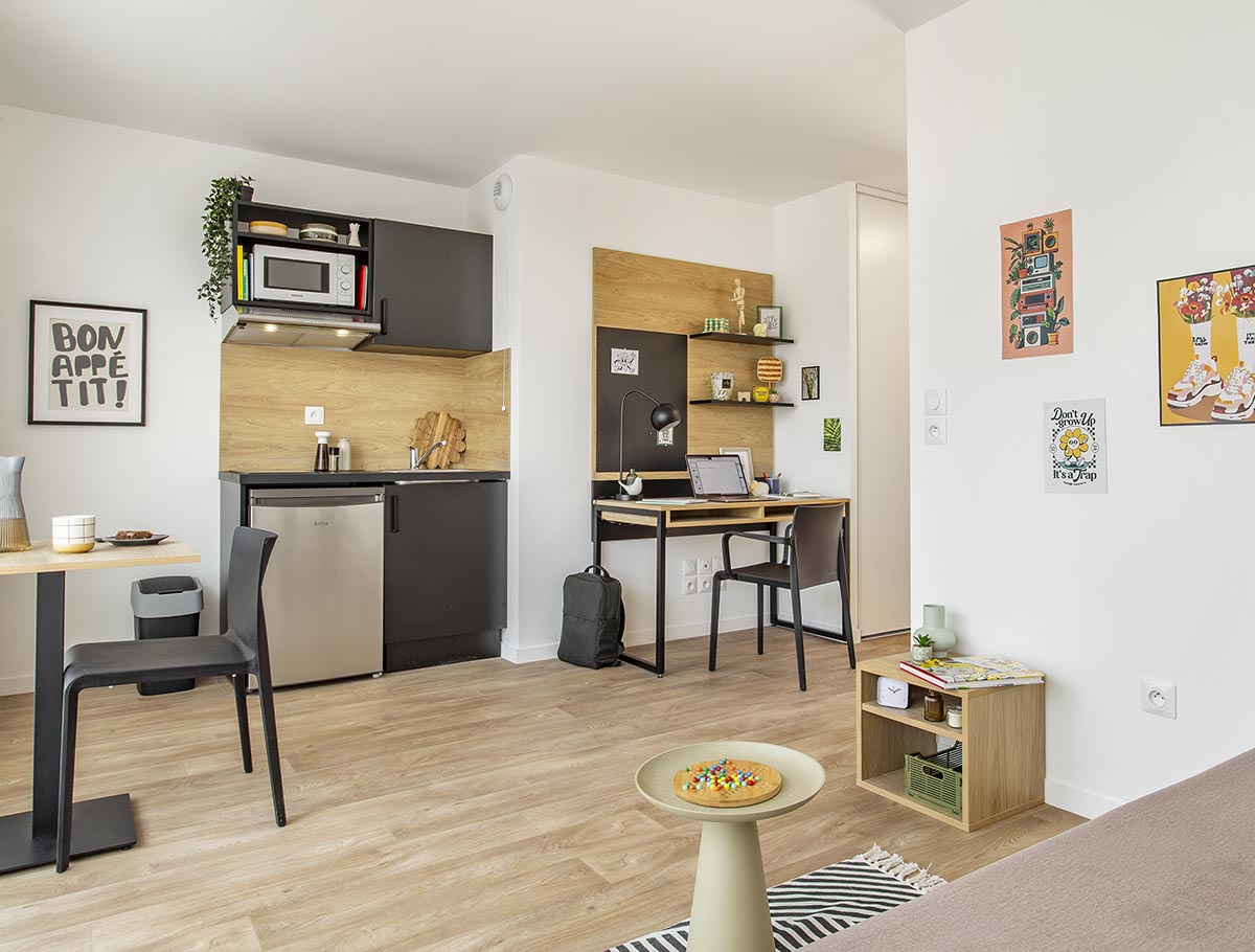 Salon — Résidence Les Passerelles, Villeneuve d'Ascq