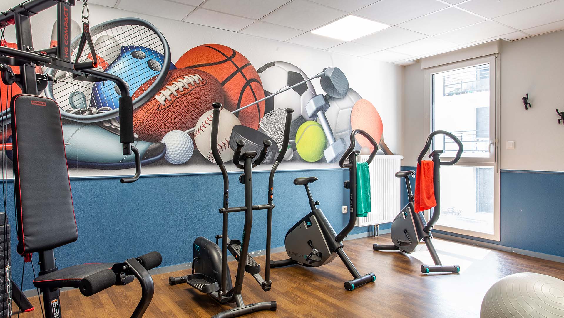 Salle de sport résidence Pop Up